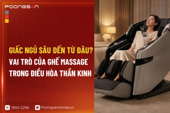 Giấc Ngủ Sâu Đến Từ Đâu? Vai Trò Của Ghế Massage Trong Điều Hòa Thần Kinh