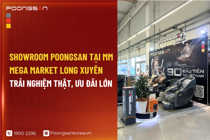 Showroom Poongsan tại MM Mega Market Long Xuyên - Trải Nghiệm Thật, Ưu Đãi Lớn