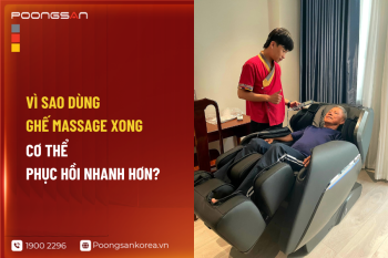 Vì Sao Dùng Ghế Massage Xong Cơ Thể Phục Hồi Nhanh Hơn?
