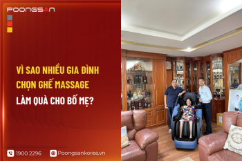 Vì Sao Nhiều Gia Đình Chọn Ghế Massage Làm Quà Cho Bố Mẹ?