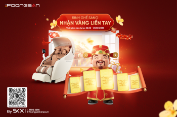 Ngày Vía Thần Tài: Mua Ghế Massage Poongsan - Nhận Vàng Liền Tay Để Cả Năm Sung Túc