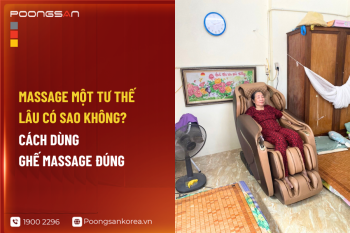 Massage Một Tư Thế Lâu Có Sao Không? Cách Dùng Ghế Massage Đúng