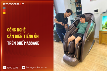 Công Nghệ Cảm Biến Tiếng Ồn Trên Ghế Massage