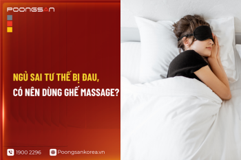 Ngủ Sai Tư Thế Bị Đau, Có Nên Dùng Ghế Massage?