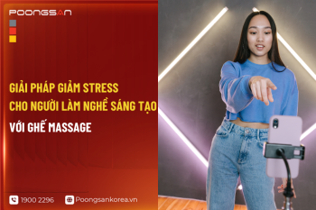 Giải Pháp Giảm Stress Cho Người Làm Nghề Sáng Tạo Với Ghế Massage