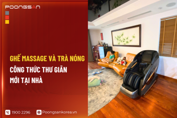 Ghế Massage Và Trà Nóng: Công Thức Thư Giãn Mới Tại Nhà