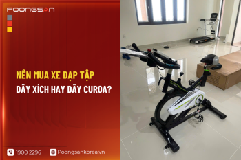 Nên Mua Xe Đạp Tập Dây Xích Hay Dây Curoa?