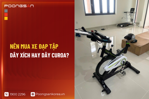 Nên Mua Xe Đạp Tập Dây Xích Hay Dây Curoa?
