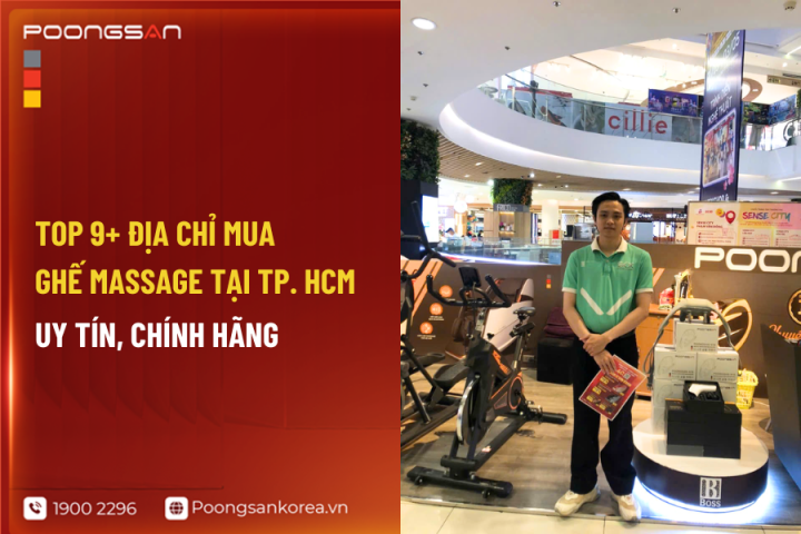 Top 9+ Địa Chỉ Mua Ghế Massage Tại TP. HCM Uy Tín, Chính Hãng