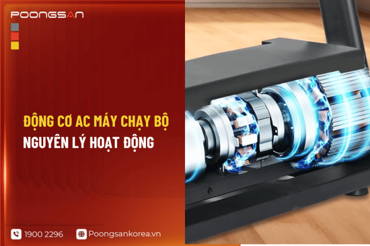Động cơ AC máy chạy bộ Cấu tạo & nguyên lý hoạt động