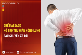 Ghế Massage Hỗ Trợ Thư Giãn Hông Lưng Sau Chuyến Xe Dài