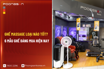 Ghế massage loại nào tốt? 6 Mẫu ghế đáng mua hiện nay
