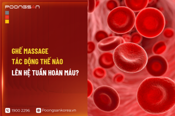 Ghế Massage Tác Động Thế Nào Lên Hệ Tuần Hoàn Máu?