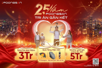 Poongsan Tung Ưu Đãi Tri Ân 25 Năm, Voucher Giảm Đến 50%