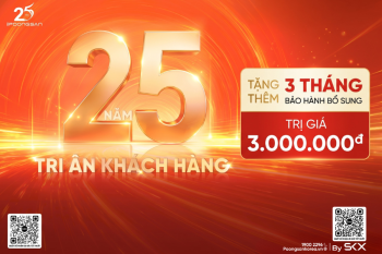 Poongsan Tri Ân 25 Năm, Gửi Tặng 03 Tháng Bảo Hành Bổ Sung Đến Khách Hàng Thân Thiết