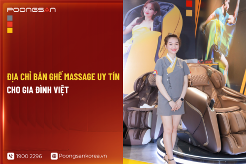 Địa chỉ bán ghế massage uy tín cho gia đình việt