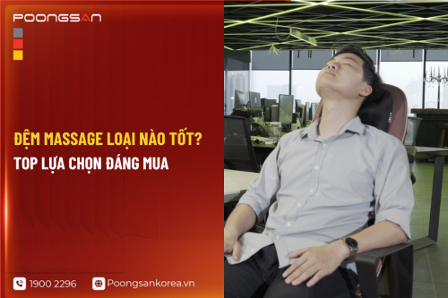 Đệm massage loại nào tốt? Top lựa chọn đáng mua