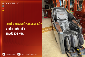 Có nên mua ghế massage cũ? 7 Điều phải biết trước khi mua