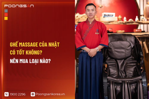 Ghế massage của Nhật có tốt không? Nên mua loại nào?