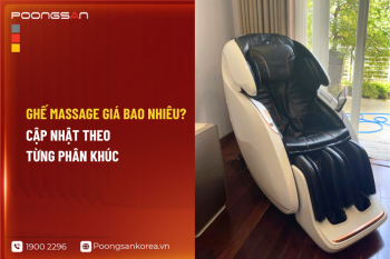 Ghế massage giá bao nhiêu? Cập nhật theo từng phân khúc