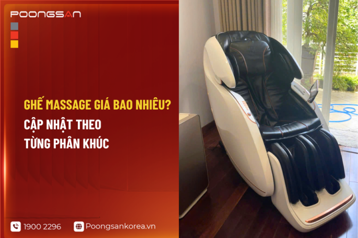 Ghế massage giá bao nhiêu? Cập nhật theo từng phân khúc