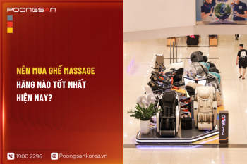 Nên mua ghế massage hãng nào tốt nhất hiện nay?