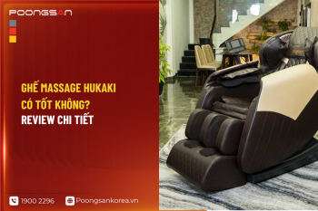 Ghế massage Hukaki có tốt không? Review chi tiết
