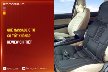 Ghế massage ô tô có tốt không? Review chi tiết