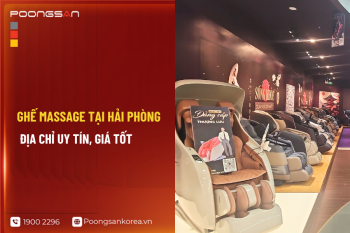 Ghế massage tại Hải Phòng - Địa chỉ uy tín, giá tốt