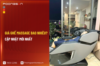 Giá ghế massage bao nhiêu? Cập nhật mới nhất