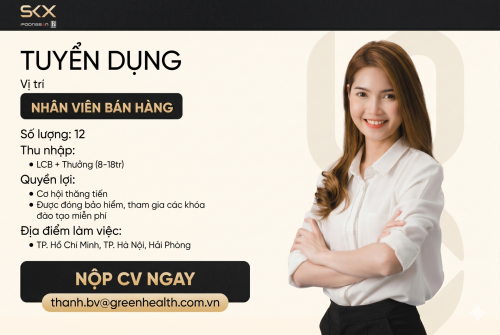 Poongsan tuyển dụng nhân viên bán hàng