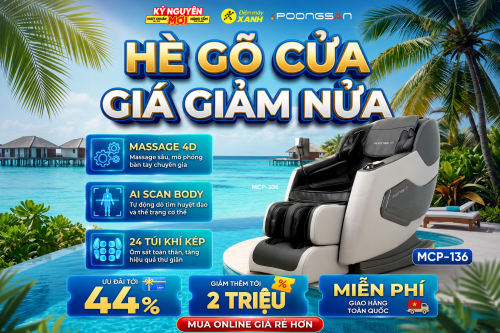 Hè gõ cửa, giá giảm nửa - Mua Poongsan MCP-136 ngay tại Điện Máy Xanh