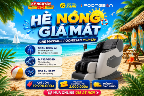 Poongsan MCP-136 giảm sâu tại Điện Máy Xanh, giá online ưu đãi đến 46%