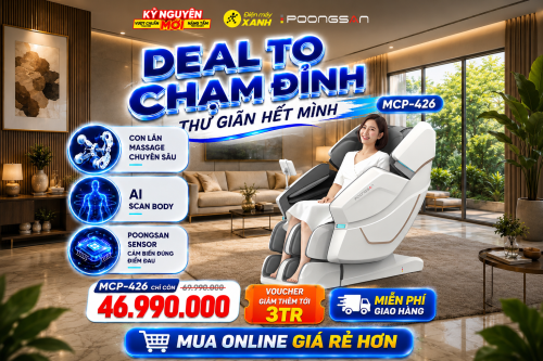 Deal to chạm đỉnh - Thư giãn hết mình với Poongsan MCP-426 tại Điện Máy Xanh