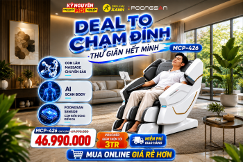Deal to chạm đỉnh - Thư giãn hết mình với Poongsan MCP-426 tại Điện Máy Xanh