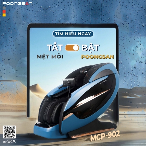 Ghế massage Poongsan MCP-902 | Tuyệt tác công nghệ massage thế giới