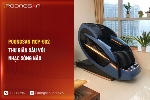 Poongsan MCP-902 thư giãn sâu với nhạc sóng não