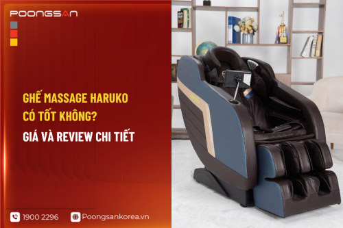 Ghế massage Haruko có tốt không? Giá và review chi tiết