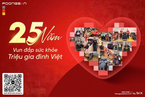 Hành trình 25 năm Poongsan đồng hành cùng sức khỏe triệu gia đình Việt