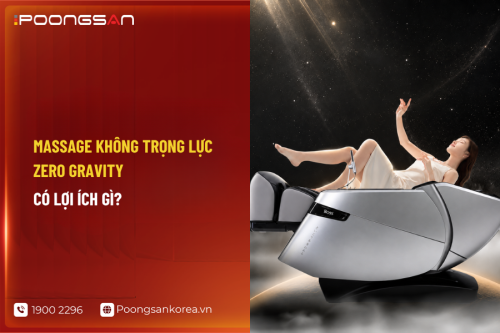 Massage không trọng lực Zero Gravity có lợi ích gì?
