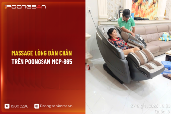 Massage lòng bàn chân trên Poongsan MCP-865