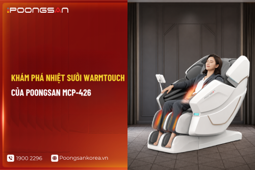 Khám phá nhiệt sưởi warmtouch của Poongsan MCP-426