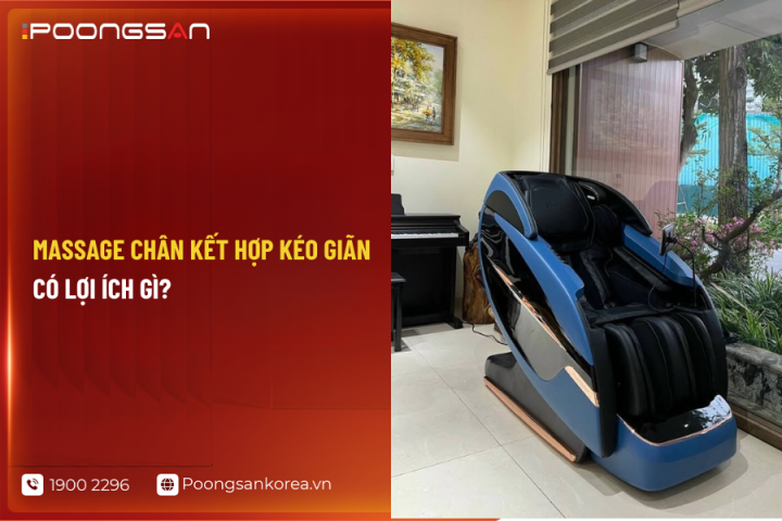Poongsan MCP-902 chăm sóc toàn thân với 58 túi khí