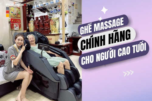 Bí kíp chọn ghế massage chính hãng người cao tuổi chất lượng