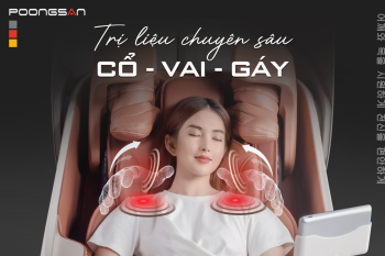 Ghế massage mô phỏng đôi bàn tay người thật - Poongsan MCP-906