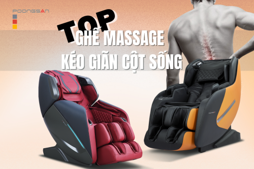 Gợi ý 3 mẫu ghế massage chính hãng kéo giãn cột sống hot nhất